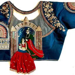 Round Neck Women Blouse-image-6