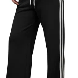 Women Solid White Track Pants-image-86