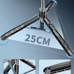 Sancy Selfie Stick Silver Bluetooth Selfie Stick image 3