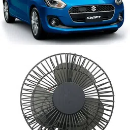 yuneik 12 Volt 6" Fan for Car, Jeep,Truck,Auto, Caravan, Boat, Buses Y343 Car Interior Fan image 1