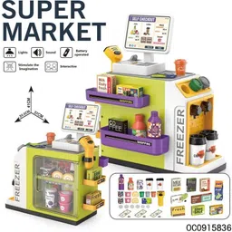 star impex Pretend Play Shopping Cart Supermarket Toys Set with Light, Sound image 2