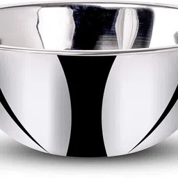 acero inox Stainless Steel Mixing Bowl Premium True Capacity Mixing Bowl 28cm for Kitchen,Serving Bowl, baking Cake-picture-38