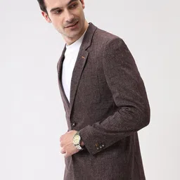 wrogn Men Solid Single Breasted Casual Blazer image 3