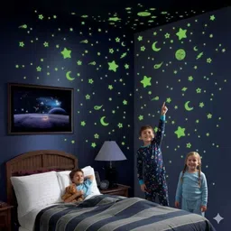 20 cm galaxy night glowing Star Glow in the Dark Sticker-image-88