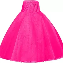 mgwcollection Women Solid Flared Pink Skirt image 1