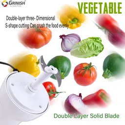 grinish UNIQUE Nutri Electric Vegetable & Fruit Chopper image 3