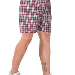 anuha Pack of 3 Checkered Men Multicolor Regular Shorts Checkered Men Boxer image 4