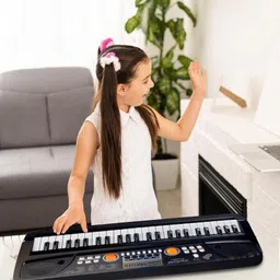 just97 49 Keys Musical Keyboard Piano with Mic for Kids Analog Portable Keyboard L60-picture-17