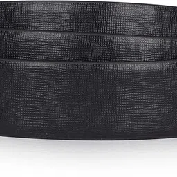 trend Men & Women Casual, Evening, Formal, Party Black Genuine Leather Reversible Belt image 3