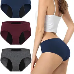 skyview Pack of 3 Women Periods Black Panty-picture-33