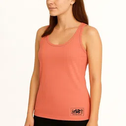 mr lier Casual Sleeveless Solid Women Red Top image 3