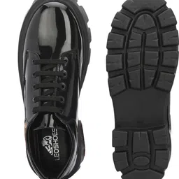 leo shoes Leo Men's Black Chic and Chunky Comfortable Shoes for Everyday wear Casuals For Men image 5