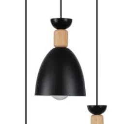 kinis KIN-720 ROUND THAALI (BLACK) Modern Cluster Pendant Lights Nordic Cluster Light Chandelier Ceiling Lamp image 2