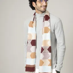 Ravaiyaa - Attitude Is Everything Striped Men Muffler image 3