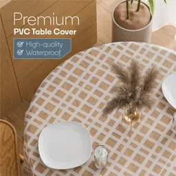 kuber industries Self Design 4 Seater Table Cover image 4