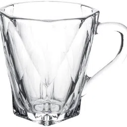 multizone Pack of 6 Glass Pack of 6 Glass 200ML Premium Glass Tea and Coffee Cup Glass Mug, TransparentCup image 5