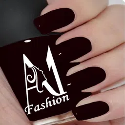 New Pastel HD Shine Color BLACK Nail Polish BLACK-image-5