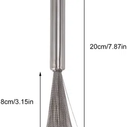 rbgiit Multipurpose Steel Pots Pans Cleaning Brush | Non Slip Handle Cleaning Brush K4 Strainer image 2