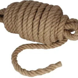 vmps Thick Jute Rope (10 mm x 33 ft) 100% Natural Thick Hemp Rope Twisted Jute Rope Brown-picture-10