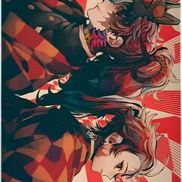 Eshaaver Laptop & Desktop Mat Yoriichi Animie Printed Anti-Fray Cloth & Spill Proof Mousepad image 3