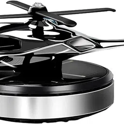 motopex Car Air Freshener, Helicopter Solar Rotating air freshener solor multicolor New Helicopter Alloy Solar Car Air Freshener-240 Air Purifier-picture-27
