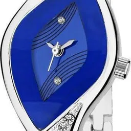 kairova Royal Elegance Silver Bracelet Watch with Colored Dial Analog Watch - For Men & Women KRM021_MVD LTHRblue_KRW018_MA_RAGAblue image 3