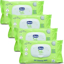 chicco Soft Cleansing Wipes 72 pieces ( pack of 4))-picture-15