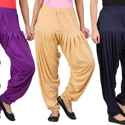 just try fashion Solid Viscose Women Harem Pants-picture-14