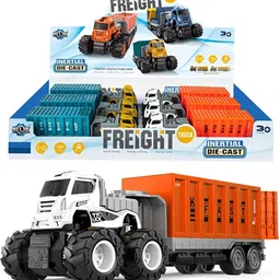 darvice Logistic Container Truck Transport Truck Toy for Kids 2 year and above image 1