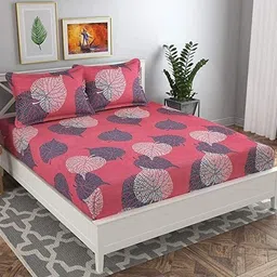 alcotex Cotton Double Flat 240 TC Abstract Bedsheet image 2