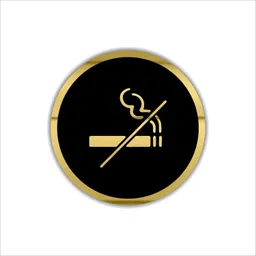 signex print media No Smoking Emergency Sign image 1