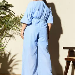 curve by kassually Solid Women Jumpsuit image 2