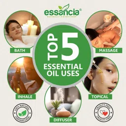 essancia LemonGrass Essential Oil for Hair, Skin, Acne, Refreshing Aroma, Bug-Repellent and Aromatherapy. 100% Pure, Natural, Undiluted and Therapeutic Grade Essential Oil image 5