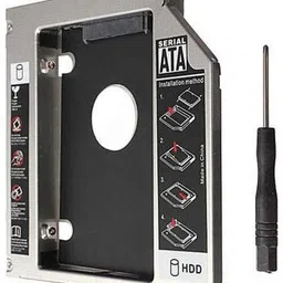 digifloor Second HDD Caddy 2.5 inch Internal Hard 9.5 Drive Enclosure/HDD Caddy 2nd bay image 2