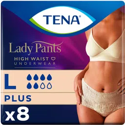 tena Lady Plus Incontinence Pants Large (L) | High Waist | 16 Units Adult Diapers - L-picture-32