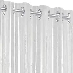 a cube luxury solutions 360 cm (12 ft) PVC Transparent Long Door Curtain Single Curtain image 4