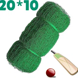pratyagra09net Heavy-Duty Nylon Cricket Net – Ideal for Practice & Boundaries (20*10 Ft) Cricket Net image 1