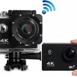 Dexta Professional 4k Full HD Wi-Fi 30M Waterproof Vlogging Camera 4k Sports and Action Camera image 3