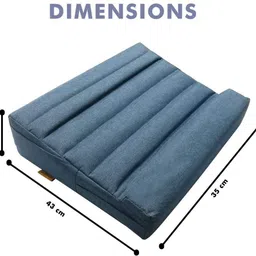 Smiledrive Lap Pad Cushion for Car Bed Sofa Table Sofa Portable for Up to 15.6 inch Laptops Microfibre Floor and Desk Stand Laptop Stand Compatible with 26 - 35 cm Laptops image 5