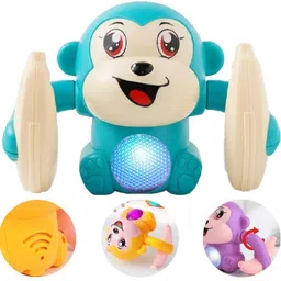Voice Control Banana Dancing Monkey with Light Music Children Animal Model Toys-image-13