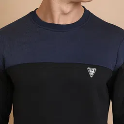 ketch Men Full Sleeve Solid Sweatshirt image 5