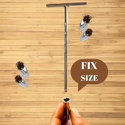 4mech 1/4 Drive T Handle with 8-11 mm Long Socket Socket Set image 5