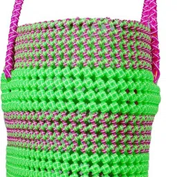 shoorajhanth Plastic wire koodai, wire basket wire, wire bags shopping bags for grocery Grocery Bag image 4