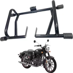 dhe best Bike Accessories Crash Guard Leg Guard Black for RE Classic 350/500 OLD-picture-11