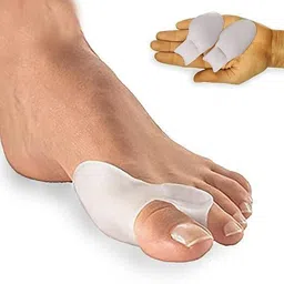 suefor Silicone Foot Care Gel Bunion Protector Toe Separators Straightener Spreader image 1