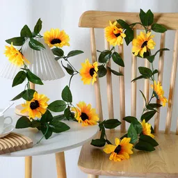 Multicolor Sunflower Artificial Flower-image-8