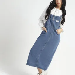 sera Women Blue Dungaree-picture-28
