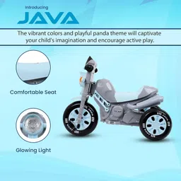 panda baby products Java Tricycle - Safe, Sturdy, And Stylish Ride-On Toy For Kids Java-2025 Tricycle image 4