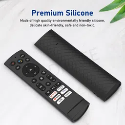 caldipree Front & Back Case for Hisense Smart TV Remote VU GloLED Series Tv Remote Cover image 2
