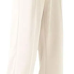 savayo Men Regular Fit Cream Lycra Blend Trousers-picture-11